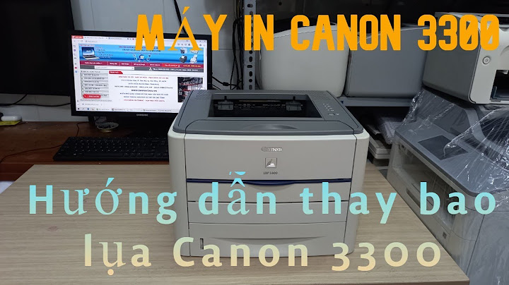 Hướng dẫn tháo máy in canon 3300