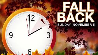 Daylight Saving Time: Fall Back