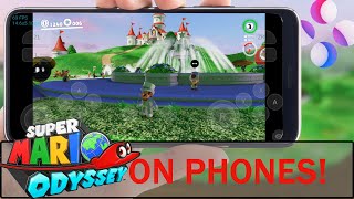 Mario Odyssey Mushroom Kingdom IN SKYLINE! | 90+ FPS in Skyline Emulator for Android