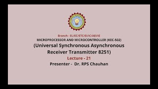 Microprocessor and Microcontroller| Universal Synchronous Asynchronous Receiver Transmitter 8251 Wealth