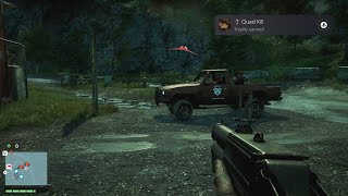 Far Cry 4 - Two Birds Trophy, Quad Kill Trophy (Achievement)