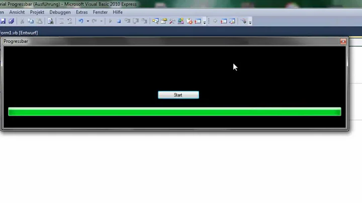 Visual Basic Progressbar tutorial (HD)