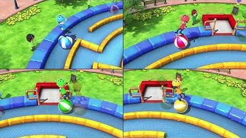 Wii Party U Batlle of Minigames 5 sets Takumi vs Elena vs Adrien vs Hee joon