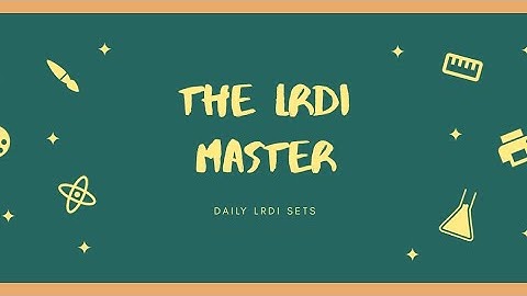 Weekly offs Puzzle║CAT║The LRDI Master