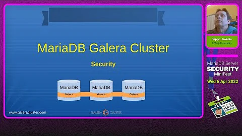 Seppo Jaakola - MariaDB Galera Cluster