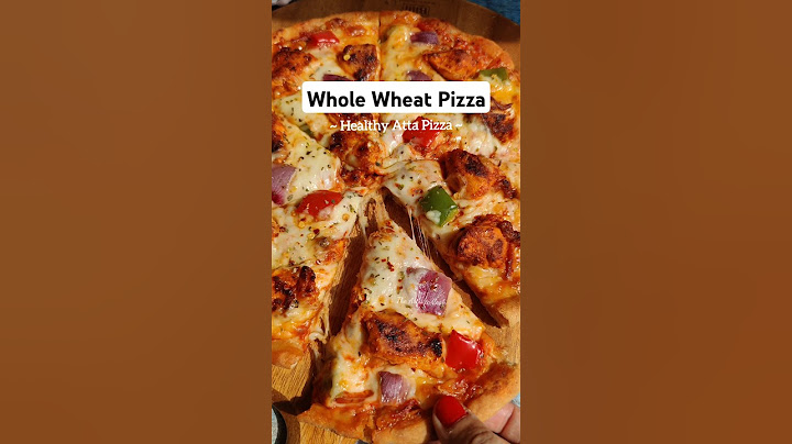 Whole Wheat Pizza Recipe 👆💫😍 #shorts #youtubeshorts #ytshorts #shortsfeed #shortsvideo