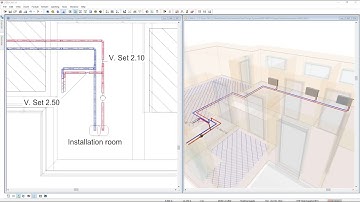 Design and instantly calculate a heating system in DDS-CAD