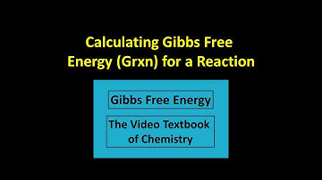 Calculating Gibbs Free Energy (Grxn) for a Reaction