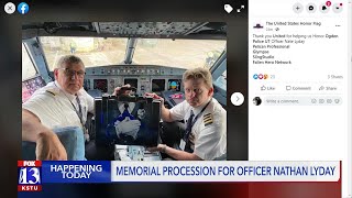 United States Honor Flag on its way to Utah to honor slain Ogden police officer