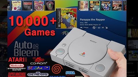PlayStation Classic Mini w/Entire PS1 Library + 10,000 Games via RetroArch 🎮👾s