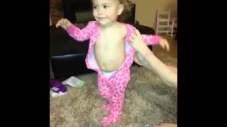 Fifi Rolling Her Belly