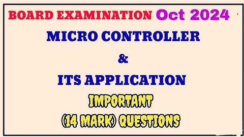 microcontroller important questions | mc important questions | ECE | EEE #microcontroller #questions