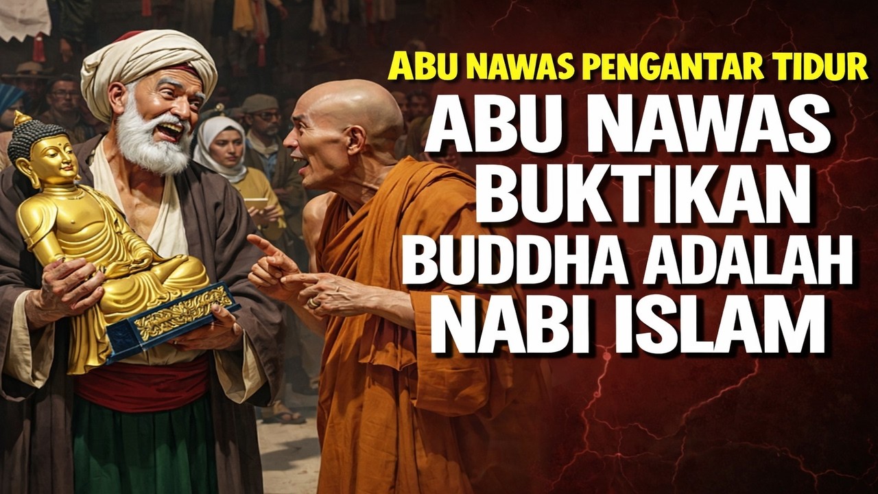 Abu Nawas Buktikan Buddha Adalah Nabi Islam !!! KISAH ABU NAWAS LUCU PENGANTAR TIDUR