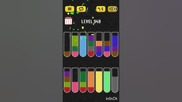 Water Sort Puzzle Level 949 #gameplay #music #song #yimmyyimmy
