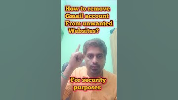 How to remove Gmail account/access from unwanted websites #gmail #shorts #viralvideo