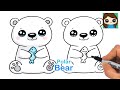 How to Draw a Polar Bear Easy 🐟