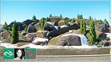 I Built a Dall Sheep Mountain Habitat in My City Zoo