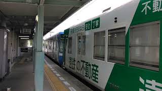 〈遠州鉄道〉下り1007f+2002f　西鹿島駅入線→解結作業→2002f　西鹿島駅構内移動(1番線→3番線)