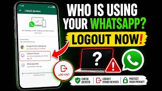How to Check WhatsApp Linked Devices &amp; Log Out | Check WhatsApp Linked Devices &amp; Logout Other Device