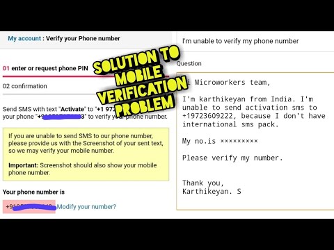 how-to-verify-phone-number-in-microworkers.com-|-#genuineonlinejobs