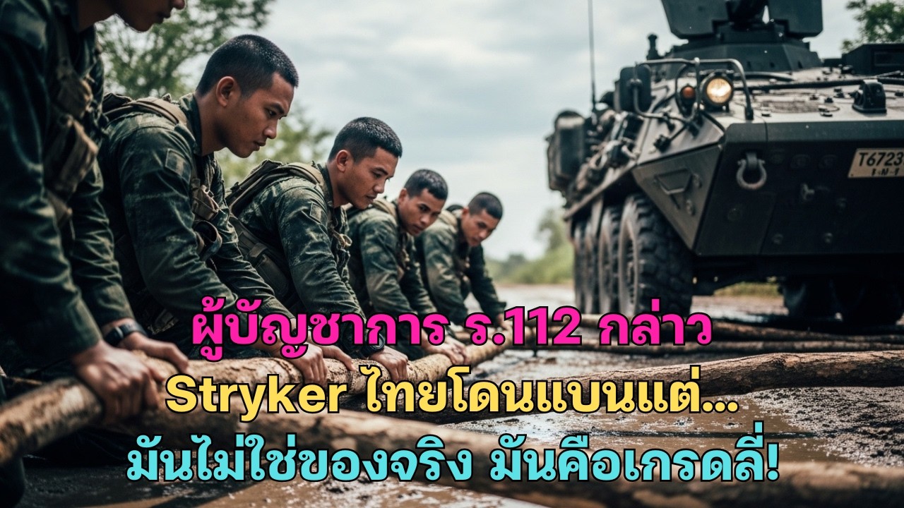 ผู้บัญชาการ ร.112 กล่าว Stryker ไทยโดนแบนแต่... มันไม่ใช่ของจริง มันคือเกรดลี่!