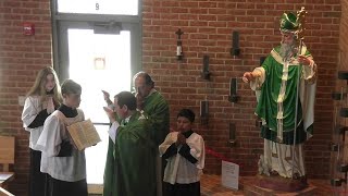 Blessing of the St. Patrick Statue