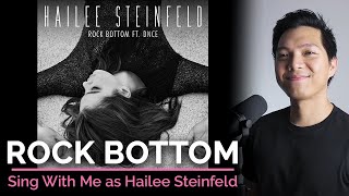 Rock Bottom (Male Part Only - Karaoke) - Hailee Steinfeld ft. DNCE