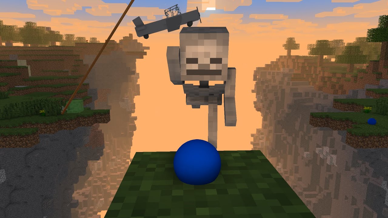 To Jump Over Ravine Minecraft Animation マイクラアニメ Youtube