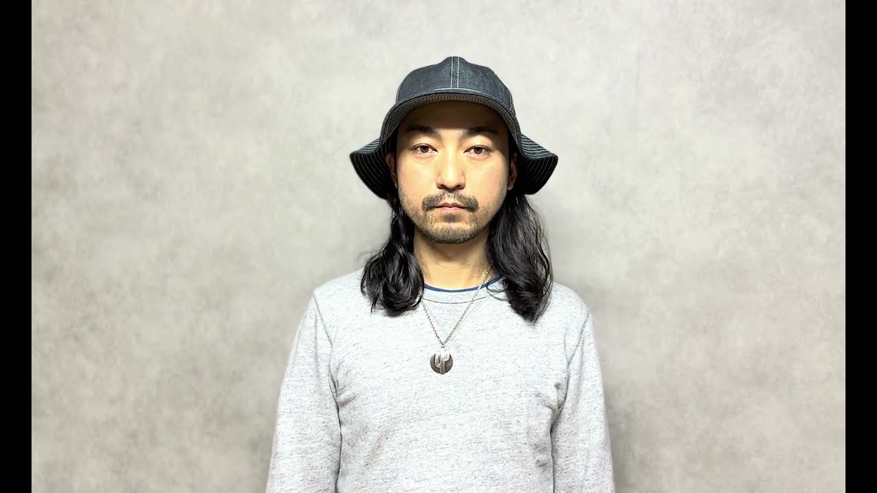 ファティーグハット（ホワイトステッチ） - 日本製 オリジナルデニム