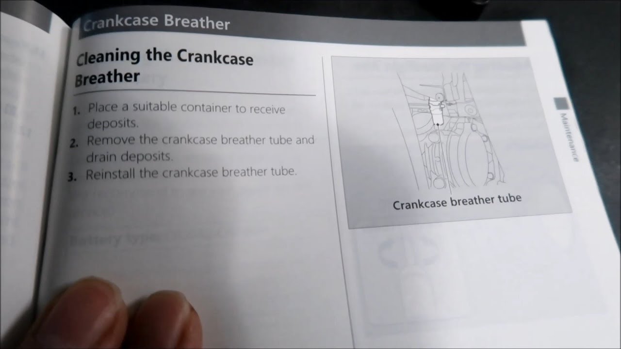 How To Clean Honda Super Cub C125 Crankcase Breather YouTube