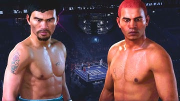 Manny Pacquiao vs Ricardo Mayorga FULL FIGHT | Undisputed Boxing Game AI Simulation (CPU vs CPU)