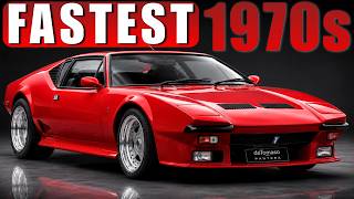 The 9 FASTEST European Classic Cars of the 1970s