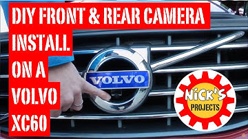 Volvo XC60 Front and Reversing Camera Install With Volvotech Kit