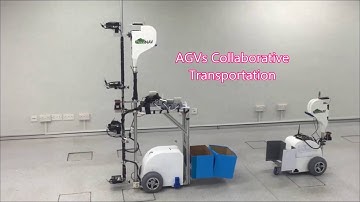 Cooperative Transportation of AGVs/UAVs based on UWB Localization Systems