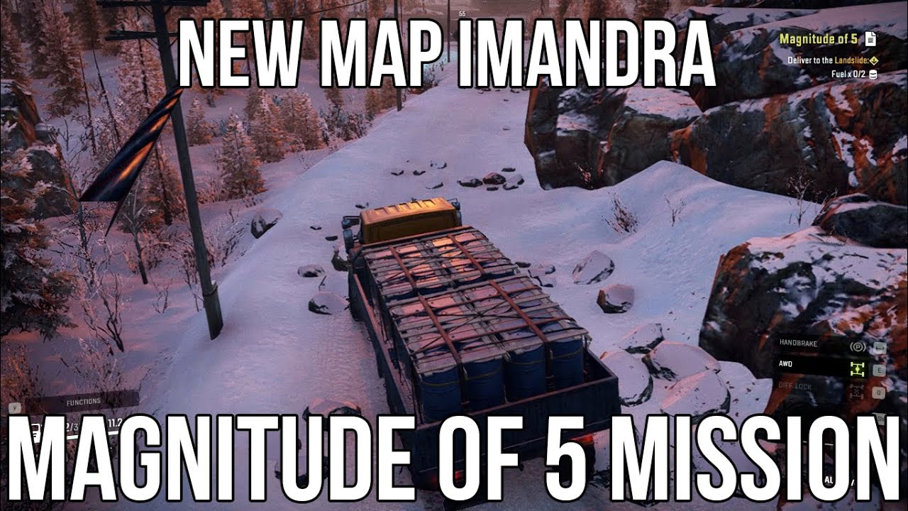 Imandra Routes Snowrunner | Imandra Magnitude of 5 - YouTube