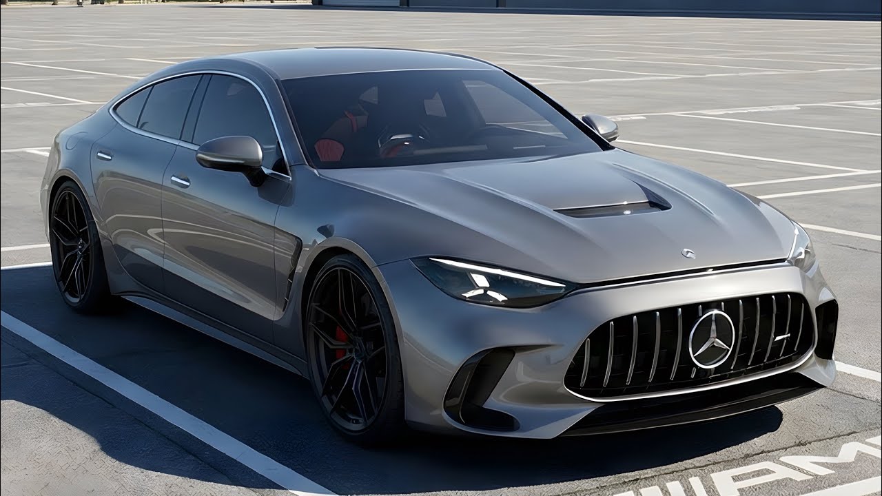 Совершенно новый 4-дверный Mercedes AMG GT 2027 года — высокое напряжение может быть таким же страшн