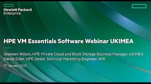 HPE Morpheus VM Essentials Software Introduction Webinar