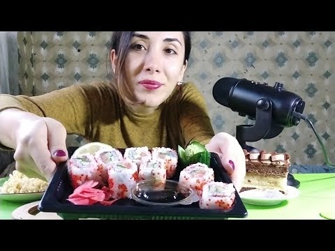 MUKBANG | კარფურის როლები, როლტონი, ნამცხვარი ASMR