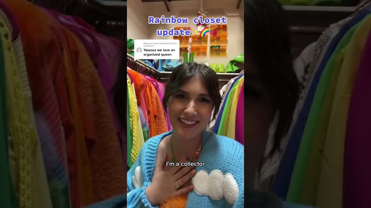 Rainbow Closet Update Colorful Inspiration
