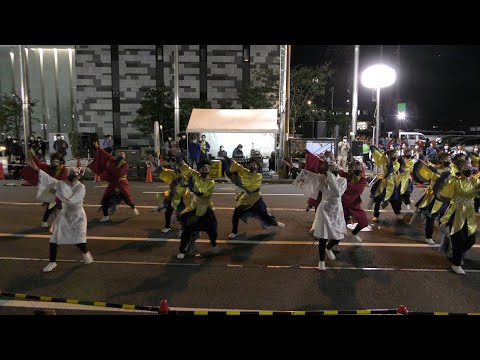 「愛知淑徳大学 鳴踊」安濃津よさこい2022【津中央郵便局前】