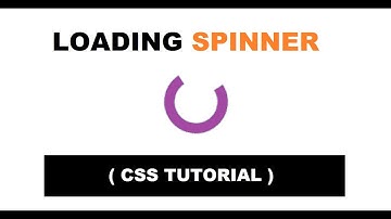 Amazing Loading Spinner Using Only HTML & CSS - Pure HTML CSS Tutorial - CodeWithTanmay
