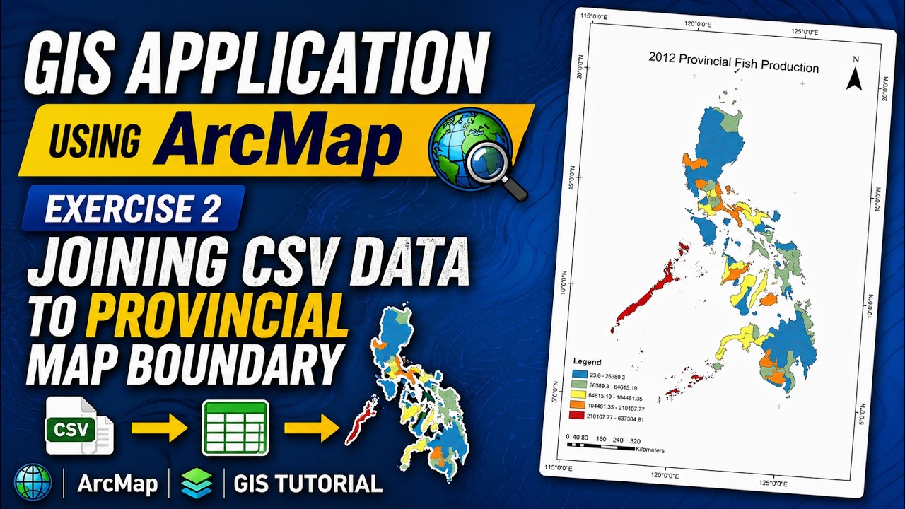 GIS Application using ArcMap – Exercise 2: Joining CSV Data to ...