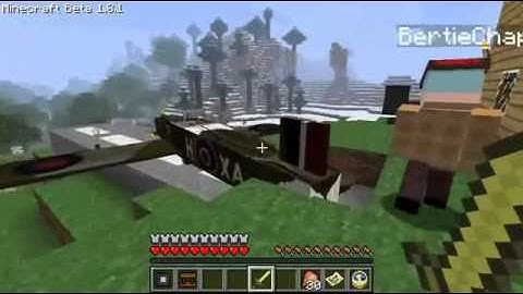 Minecraft Mods - PLANES Mod ! Fly Aircraft - Anti Air AA Guns, Spitfire & More!