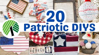 😎You will LOVE these DOLLAR TREE Summer DIYS & Hacks for 2023!  (Patriotic diys)