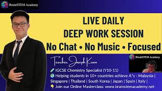 Study With Me (Day 655) | Focus Session | Teacher Joseph Kuan - IGCSE Chemistry Specialist