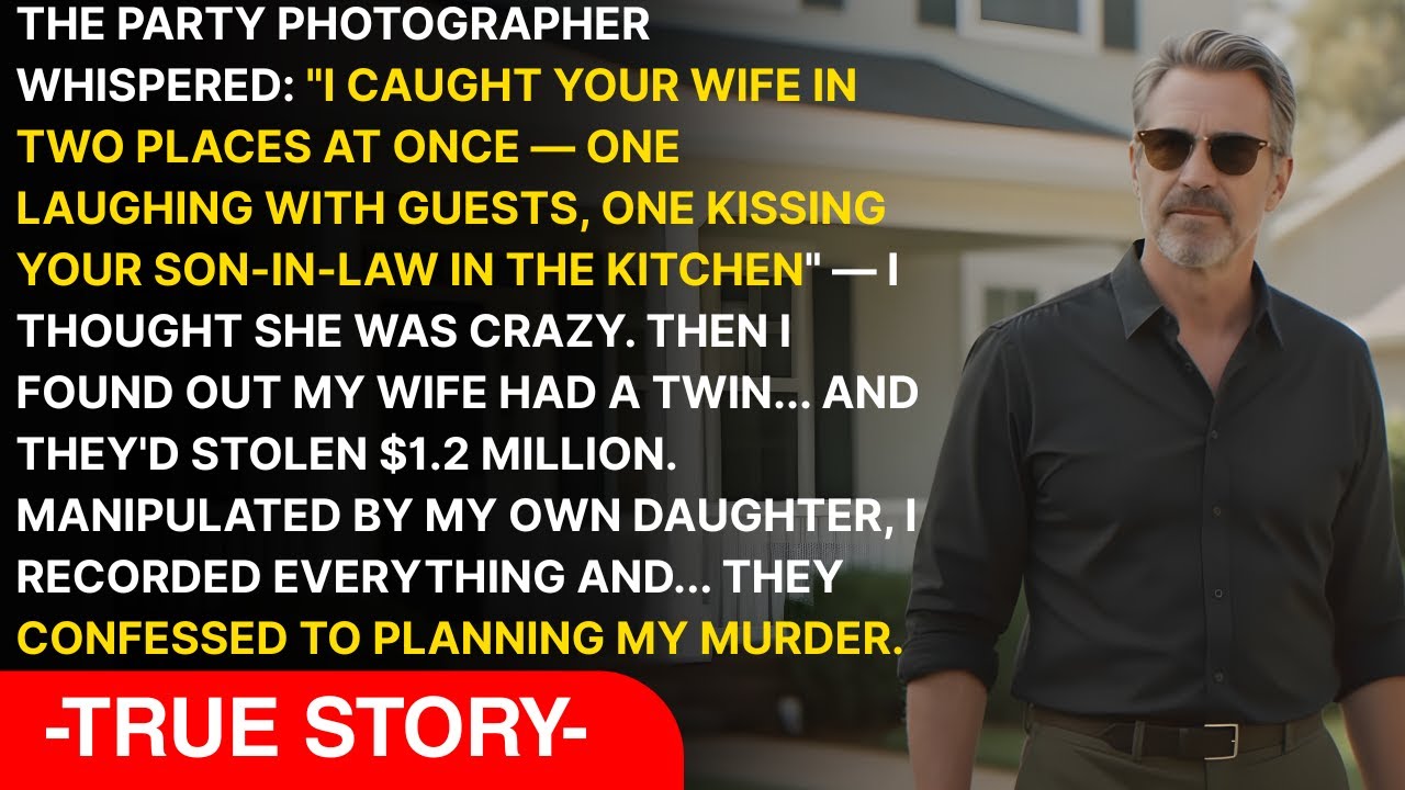 photographer exposed twin wife scam — $1.2m stolen, daughter helped plot my murder