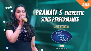 Pranati's energetic song performance from #Chirutha | Telugu Indian Idol | Mani Sharma | Thaman