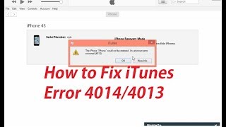 Itune Error Code 4013 Easy Fix Done Your Iphone Restoring Successed Ios Iphone Youtube