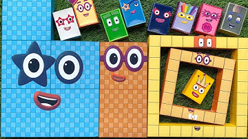 Looking for Numberblocks NEW 1202 Puzzle Tetris Space ASMR  | Numberblocks Satisfying Video