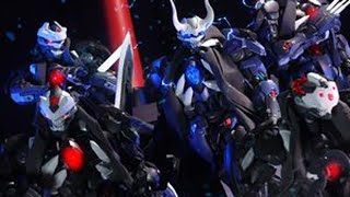 【定格动画】忍者风骷髅机甲团-和模线超限零点孤影小队登场! #创作者中心 #创作灵感 \由和模线 出品的超限零点-孤影小队-忍者风机甲。炫酷的机械体加上可变形软胶零件让模型很有肌肉设计感。头部可发